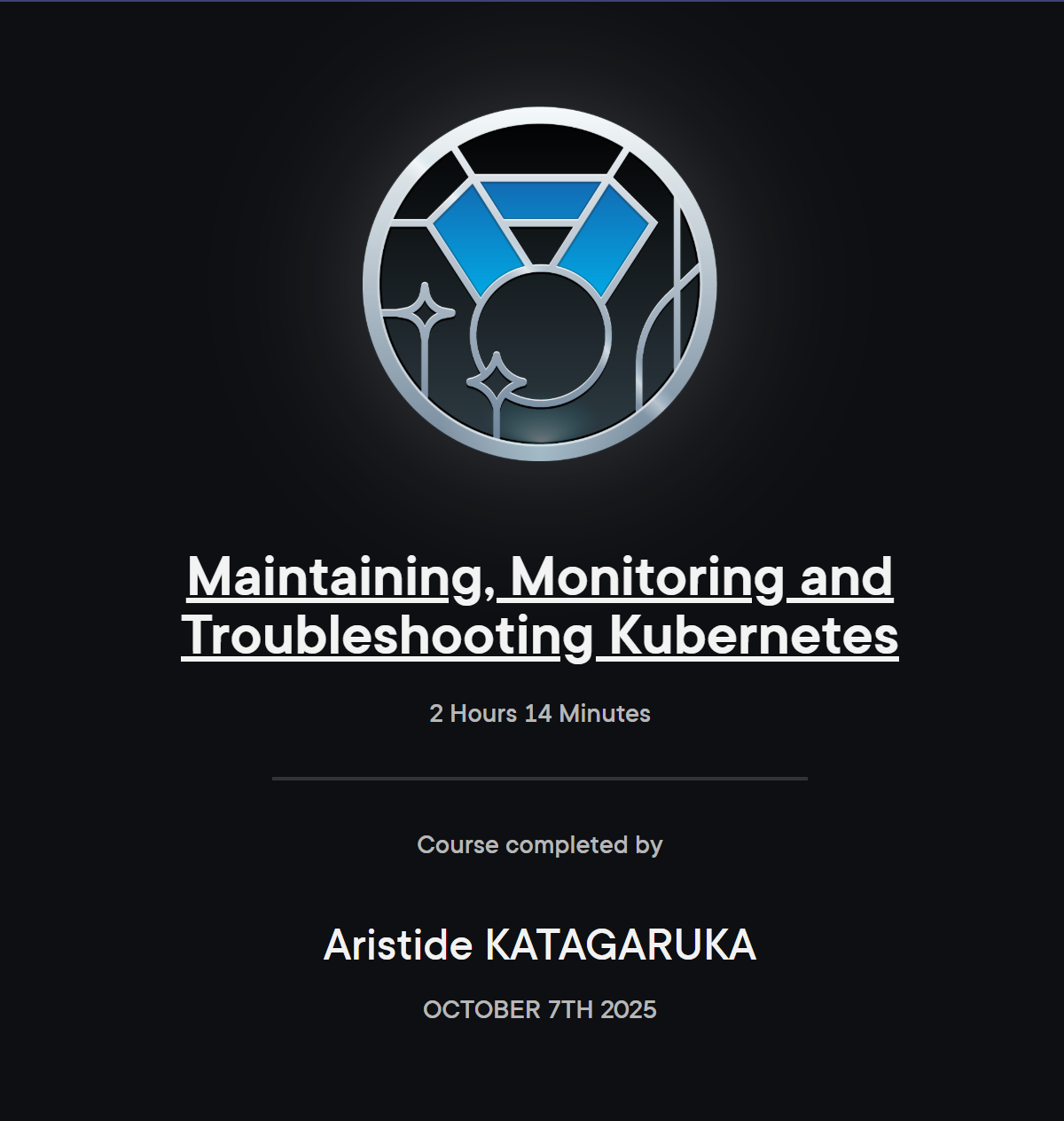 Course: Maintaining, Monitoring and Troubleshooting Kubernetes